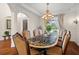 Elegant dining room with ornate chandelier at 9011 Pinnacle Cir, Windermere, FL 34786