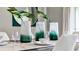 Elegant dining area showcasing a marble table and modern decor at 3901 Botancial Court, Sanford, FL 32773
