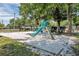 playground with swings and a slide at 701 Castlewood Dr, Winter Springs, FL 32708