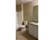 Clean bathroom with white vanity and tiled floor at 3391 Parkchester Square Blvd # 201, Orlando, FL 32835