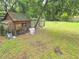 Rustic chicken coop in the backyard at 425 E Hillcrest St, Altamonte Springs, FL 32701