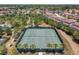 Two tennis courts with surrounding landscaping at 4791 Terrasonesta Dr, Davenport, FL 33837