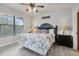 Spacious Primary bedroom with king-size bed and large window at 901 Charo Pkwy # 732, Davenport, FL 33897