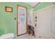 Bathroom with shower/tub combo and a single vanity at 5920 Norvale Ct, Orlando, FL 32808