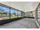 Spacious screened porch overlooking the backyard, perfect for relaxing outdoors at 5920 Norvale Ct, Orlando, FL 32808