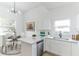 Modern white kitchen with quartz countertops and stainless steel appliances at 316 Shelbourne Loop, Kissimmee, FL 34759