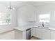 Modern white kitchen with quartz countertops and stainless steel appliances at 316 Shelbourne Loop, Kissimmee, FL 34759