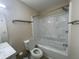 Clean bathroom with a tub shower combo at 1073 S Hiawassee Rd # 1018, Orlando, FL 32835