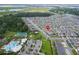 Aerial view of a house and surrounding community, highlighting its desirable location at 1839 Good Neighbor Loop, Kissimmee, FL 34744