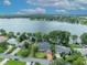 Lakefront property with large house and yard at 279 Rippling Ln, Winter Park, FL 32789