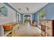 Spacious office with built-in cabinetry and hardwood floors at 279 Rippling Ln, Winter Park, FL 32789