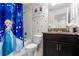 Bathroom with Frozen-themed decor at 5431 Solterra Cir, Davenport, FL 33837