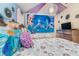 Frozen-themed bedroom with twin beds and mural at 5431 Solterra Cir, Davenport, FL 33837