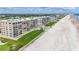 Aerial view of beachfront condos and sandy beach at 4631 S Atlantic Ave # 8301, Ponce Inlet, FL 32127