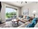 Relaxing living room with a view of the golf course from the balcony at 8105 Coconut Palm Way # 203, Kissimmee, FL 34747