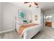 King bedroom with ensuite bathroom and neutral decor at 8105 Coconut Palm Way # 203, Kissimmee, FL 34747