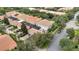 Aerial view of the home and surrounding neighborhood at 11886 Nautica Dr, Orlando, FL 32827