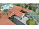 Community clubhouse with pool and covered entrance at 11886 Nautica Dr, Orlando, FL 32827