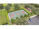 Community basketball court with two hoops at 11886 Nautica Dr, Orlando, FL 32827