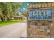 Home Again Ranch entrance with brick pillars at 12151 Walker Pond Rd, Winter Garden, FL 34787