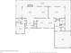 Floor plan showcasing a split bedroom layout, spacious living areas and a garage at 12151 Walker Pond Rd, Winter Garden, FL 34787