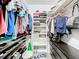 Well-organized closet with ample hanging space at 100 E Oak Terrace Dr # G1, Leesburg, FL 34748
