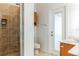 Bathroom with shower, toilet and single vanity at 4901 Culdesac Ct, St Cloud, FL 34772