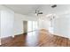 Open living space with sliding glass doors to patio at 4901 Culdesac Ct, St Cloud, FL 34772