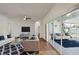 Living room with patio access and stylish decor at 4901 Culdesac Ct, St Cloud, FL 34772