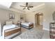 Bedroom with two twin beds, perfect for guests or children at 7509 Seven Eagles Way, Reunion, FL 34747