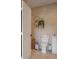 Simple bathroom with toilet and geometric wall decor at 7509 Seven Eagles Way, Reunion, FL 34747