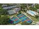 Community overview featuring pools and tennis courts at 7509 Seven Eagles Way, Reunion, FL 34747