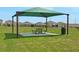 Relaxing shaded picnic area with tables and benches at 209 Sofia Ln, Lake Alfred, FL 33850