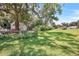 Large backyard with green grass and mature trees at 2301 Ne 97Th Street Rd, Anthony, FL 32617