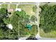 Aerial view showing property's lot size and location at 2301 Ne 97Th Street Rd, Anthony, FL 32617