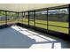Spacious screened porch overlooking backyard at 110 Lindenwood Ln, Kissimmee, FL 34743