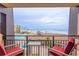 Stunning ocean view from private balcony with seating at 2301 S Atlantic Ave # 327, Daytona Beach, FL 32118