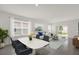 Open concept dining area with modern decor and natural light at 957 King Parc Rd, Orange City, FL 32763