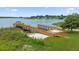 Private lake access with gazebo and dock at 12908 Creekside Ct, Clermont, FL 34711