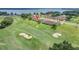Aerial view of home location on the golf course at 26841 Bella Vista Dr, Howey In The Hills, FL 34737