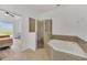 Bathroom features a large soaking tub and a separate shower stall at 26841 Bella Vista Dr, Howey In The Hills, FL 34737