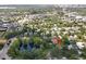 Wide aerial showcasing home's location in a neighborhood at 731 Midget Dr, Winter Park, FL 32789