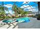 Large screened pool with spa and fenced backyard at 5209 Villa Rosa Ave, Saint Cloud, FL 34771