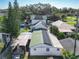 Aerial view showing house and solar panels at 610 S Laurel Ave, Sanford, FL 32771