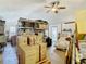 Large storage room with ample shelving for various items at 610 S Laurel Ave, Sanford, FL 32771