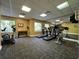 Well-equipped fitness center with treadmills and stationary bikes at 7601 Canada Ave # 605, Orlando, FL 32819