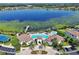 Resort-style pool with tennis courts nearby at 10951 Citron Oaks Dr, Orlando, FL 32836