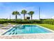 Refreshing rectangular pool with spa and lounge chairs at 7443 Marker Ave, Kissimmee, FL 34747