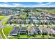 Aerial view showing house location in community at 2723 Plume Rd, Clermont, FL 34711