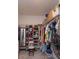 Spacious walk-in closet with ample shelving and hanging space at 190 Mandovi St, Davenport, FL 33837